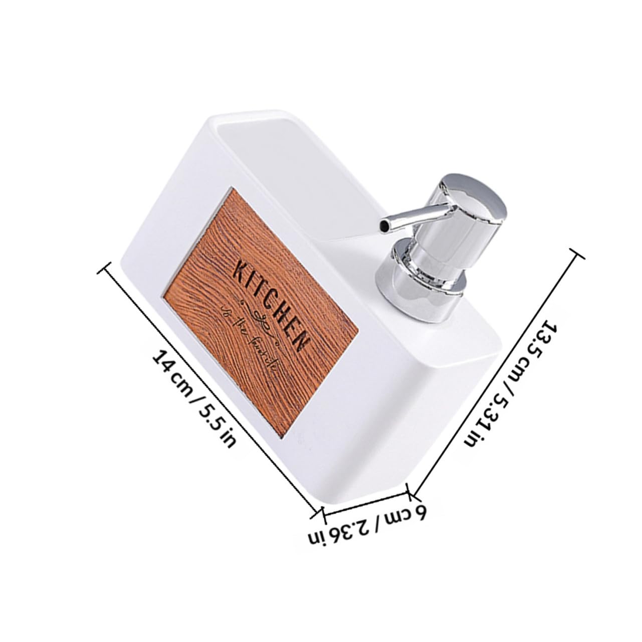 Dispensador de Loción para Manos y Lavavajillas en Cocina y Baño, Material Resina y Abs, Diseño Elegante y Mantenimiento Fácil