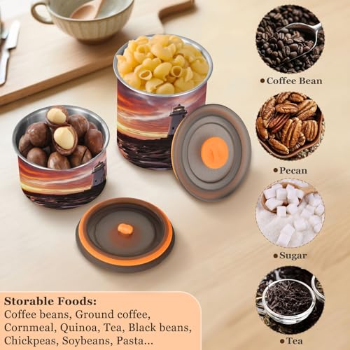 Envase Hermético Acero Inoxidable 500ml para Café miniatura 5