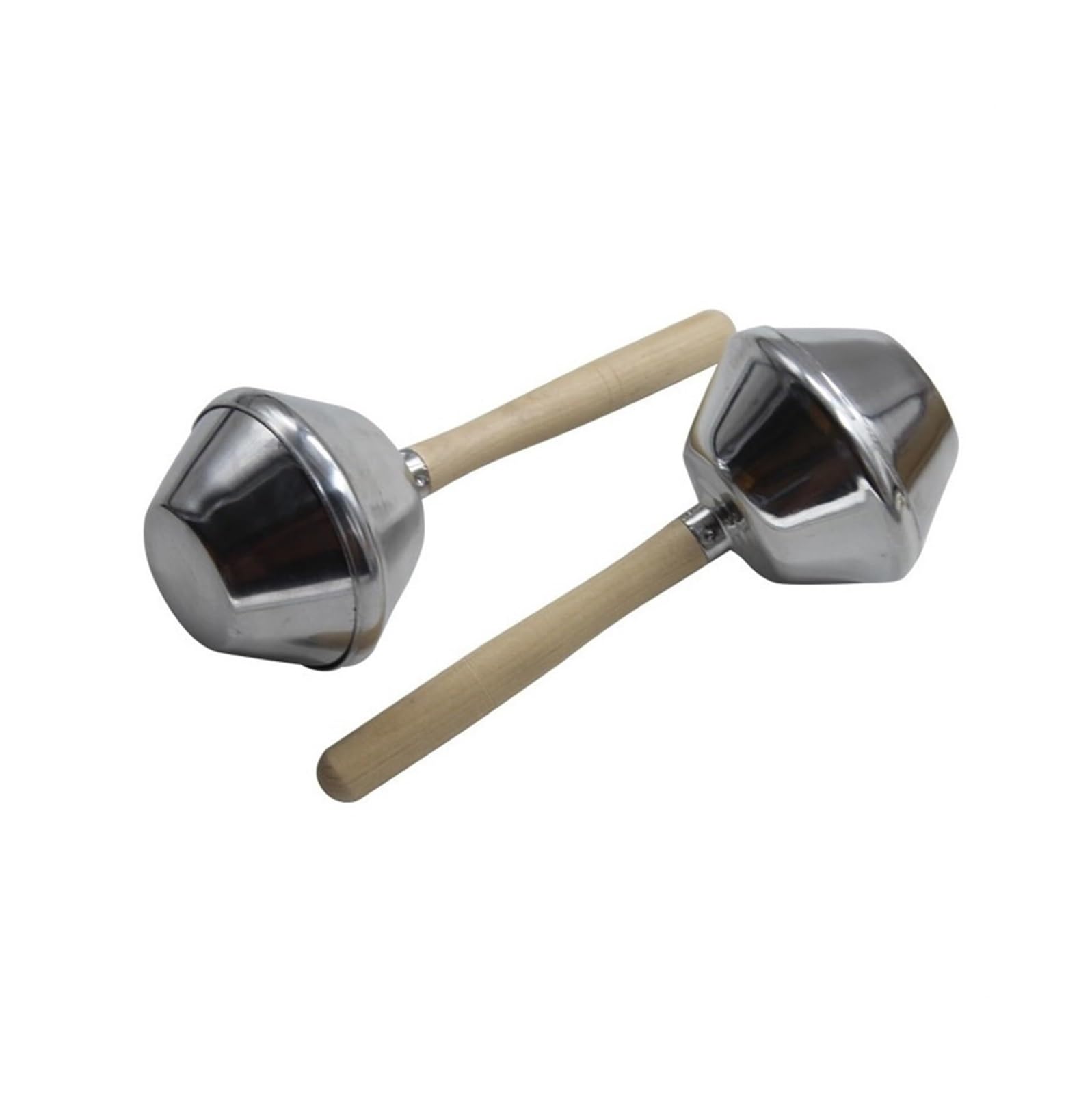 Maracas de metal de aluminio, instrumentos de percusión gris suave para desarrollo del ritmo y diversión musical, y agitadores ligeros para todas las edades