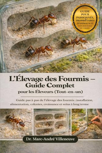 L’Élevage des Fourmis – Guide Complet pour les Éleveurs (Tout-en-un): Guide pas à pas de l’élevage des fourmis : installation, alimentation, colonies, croissance et soins à long terme
