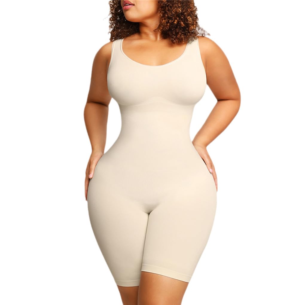 Body de mujer para entrenamiento de cintura, sin costuras, corsé adelgazante para exteriores, beige, 5XL, beige, 5XL