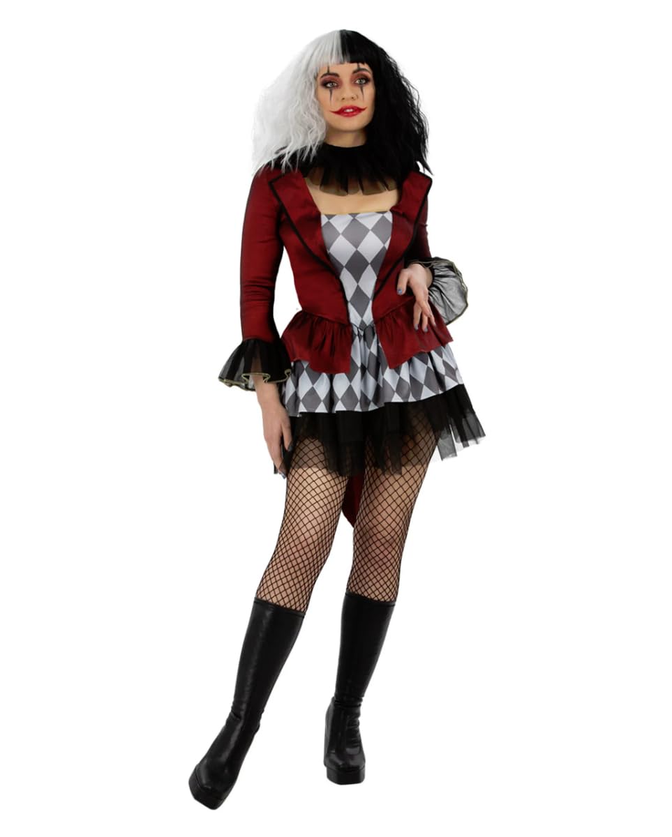 Horror-Shop Costume da Arlecchino Malvagio per Donna M