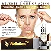 Wellution-Moisturizer-Cream-for-Face-Night-Anti-Wrinkle-Retinol-Cream-for-Women-Men-Results-in-4-Weeks-Facial-Cream-with-Hyaluronic-Acid-and-3-Retinol-Complex-for-Anti-Aging-Wrinkles-Acne Wellution Anti Aging Face Moisturizer - Collagen Cream Organic Complex – With Jojoba, Green Tea, Vitamin E, Aloe Vera & Hyaluronic Acid – Improves Fine Lines & Wrinkles – For Day & Night Usage (Moisturizer Cream)