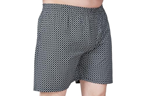 Image of Men's Cotton Printed Regular Fit Boxer Shorts | Soft & Breathable Innerwear | Comfortable Boxers | Lightweight & Stylish Nightwear