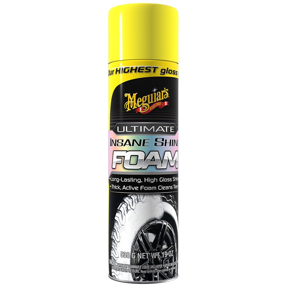 Meguiars G210419 Tire Foam Hogh Gloss 19 Ounce