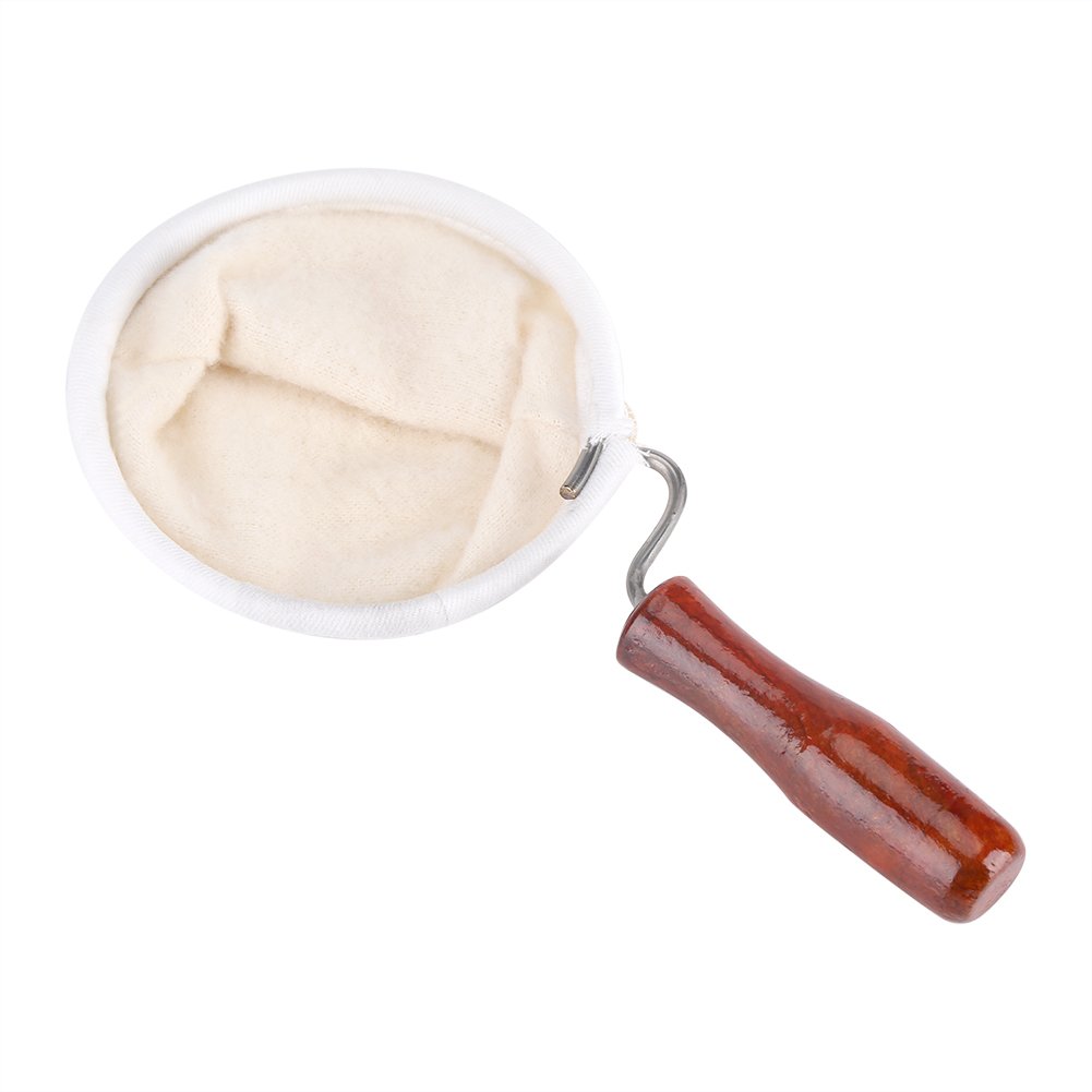 Filtre à Café Réutilisable En Flanelle Et Métal - Forme Cône, Taille Petite, Neuf