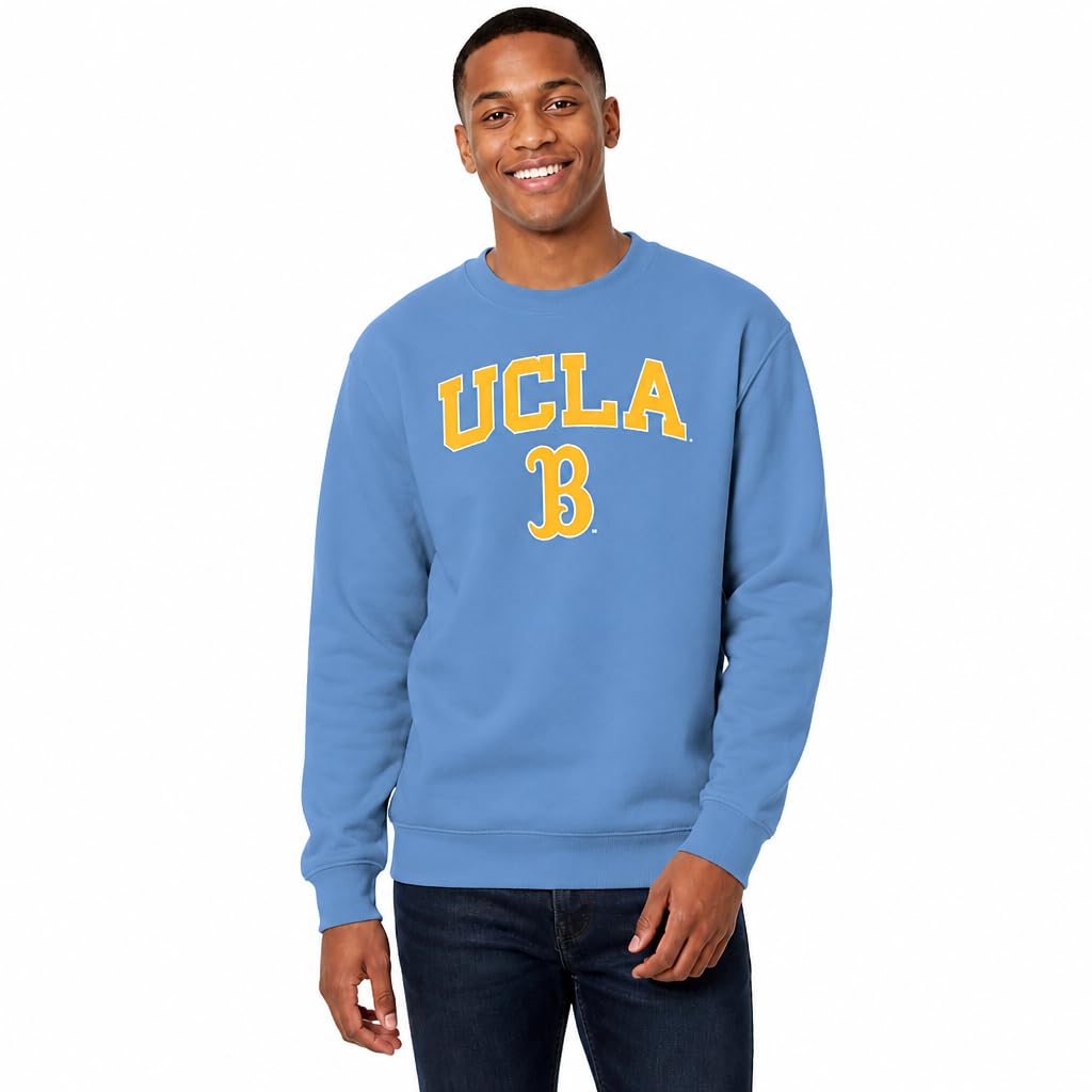 NCAA College Sweatshirt Fleece Crewneck Pullover for Men and Women