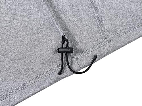 Mofiz Men's Tracksuits,Full Zip Sweat Suits For Men,Solid Jogger Sets Active Jackets And Pants 2 Piece Sport Suit For Men's Outfits Light Gray L #TOP6