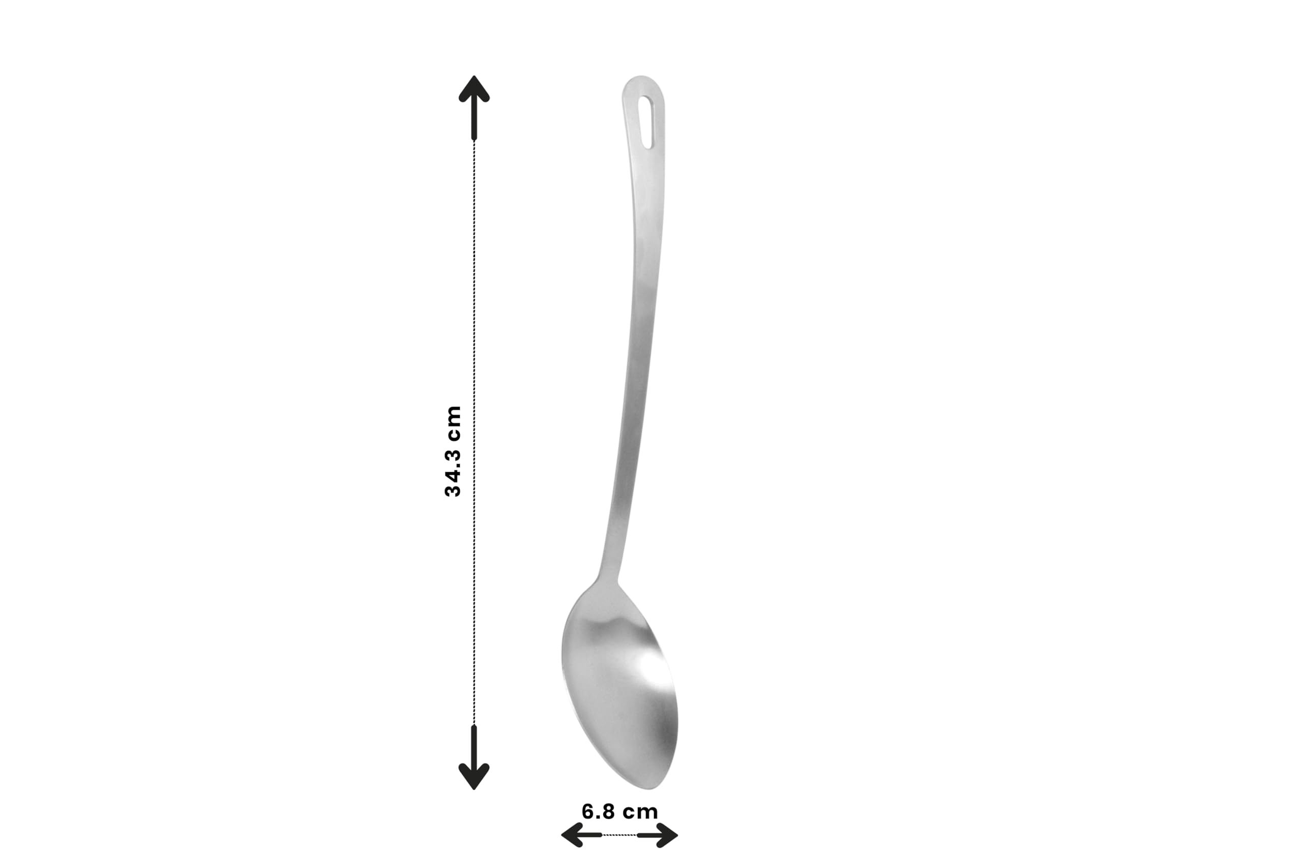 BIRAMBEAU - Set de 6 ustensiles de cuisine haute résistance inox - 18% chrome
