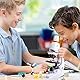 HONPHIER® Mikroskop für Kinder 100x 400x 1200x Mikroskop Spielzeug Microscope mit Telefonhalter Mikroskop Set für Kinder, Schüler