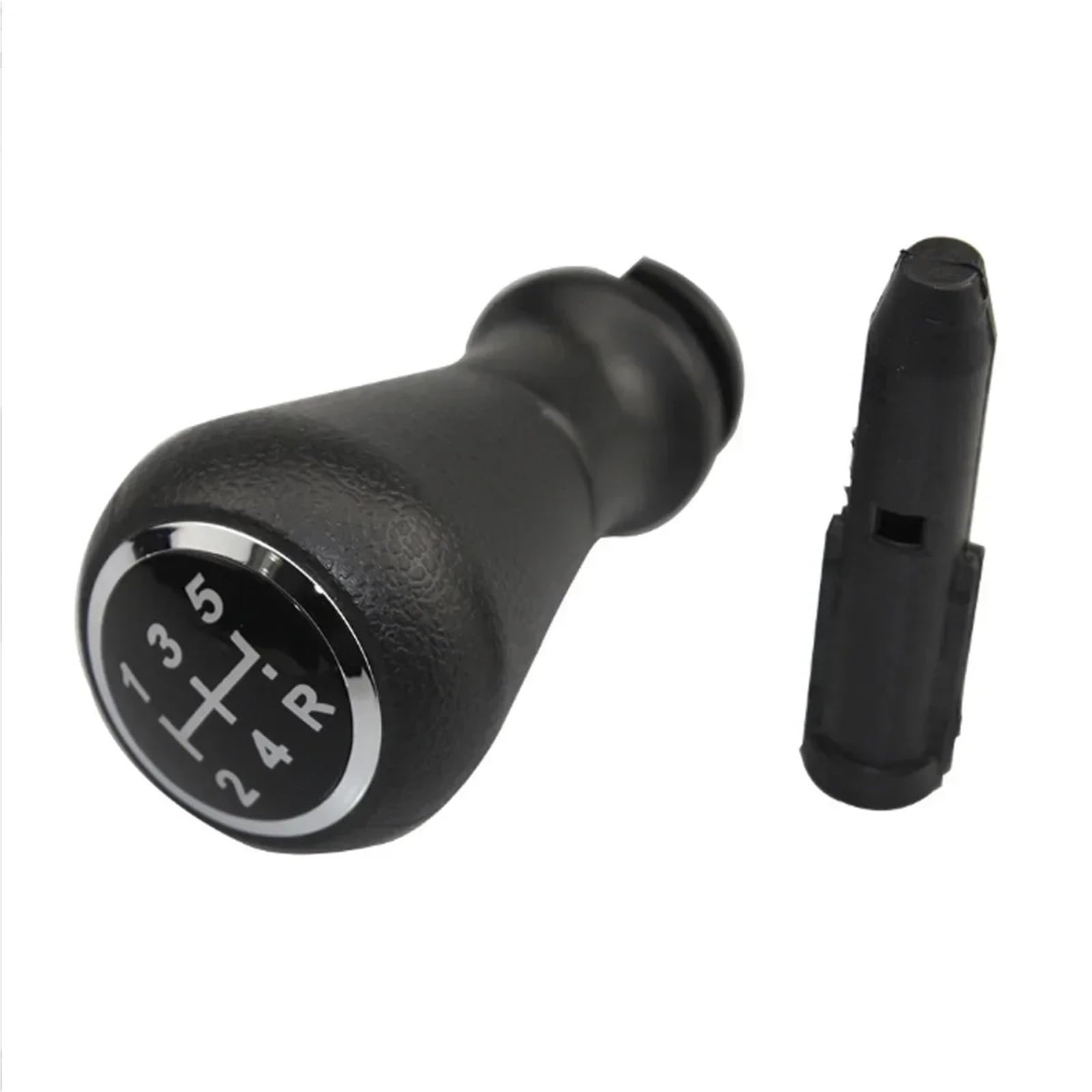 Jxewmtmc Black For Peugeot 206 207 306 307 308 3008 406 4007 Transmission Lever Shift Knob Head Rod Adapter Manual 5-Speed Parts Gear Stick Shift Cover(Black)