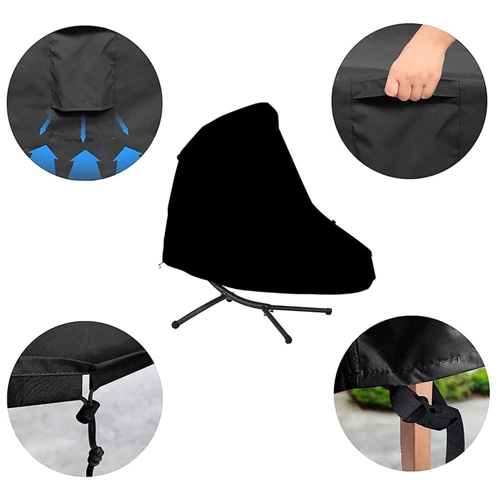 Housse de chaise suspendue et de fauteuil, tissu Oxford anti-poussière et imperméable