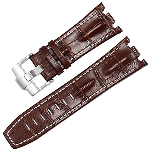 Sangle de montre en cuir pour remplacer le bracelet AP 15703 Royal Oak Offshore 28mm