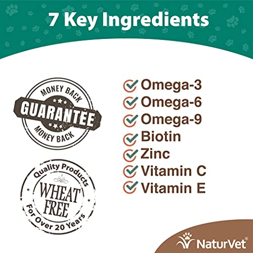 NaturVet – Skin & Coat Plus Omegas for Cats – 60 Soft Chews | Supports Healthy Skin & Glossy Coat | Enhanced with Omega… - Image 3