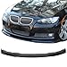 Front Bumper Lip Compatible with 2007-2011 BMW E92 E93 3 Series Coupe Pre LCI s, H Style PU Black Front Lip Spoiler Splitter by IKON MOTORSPORTS, 2008 2009