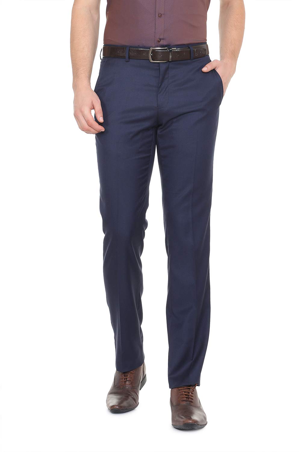 van heusen Men's Regular Fit Mid Rise Trouser-picture-38