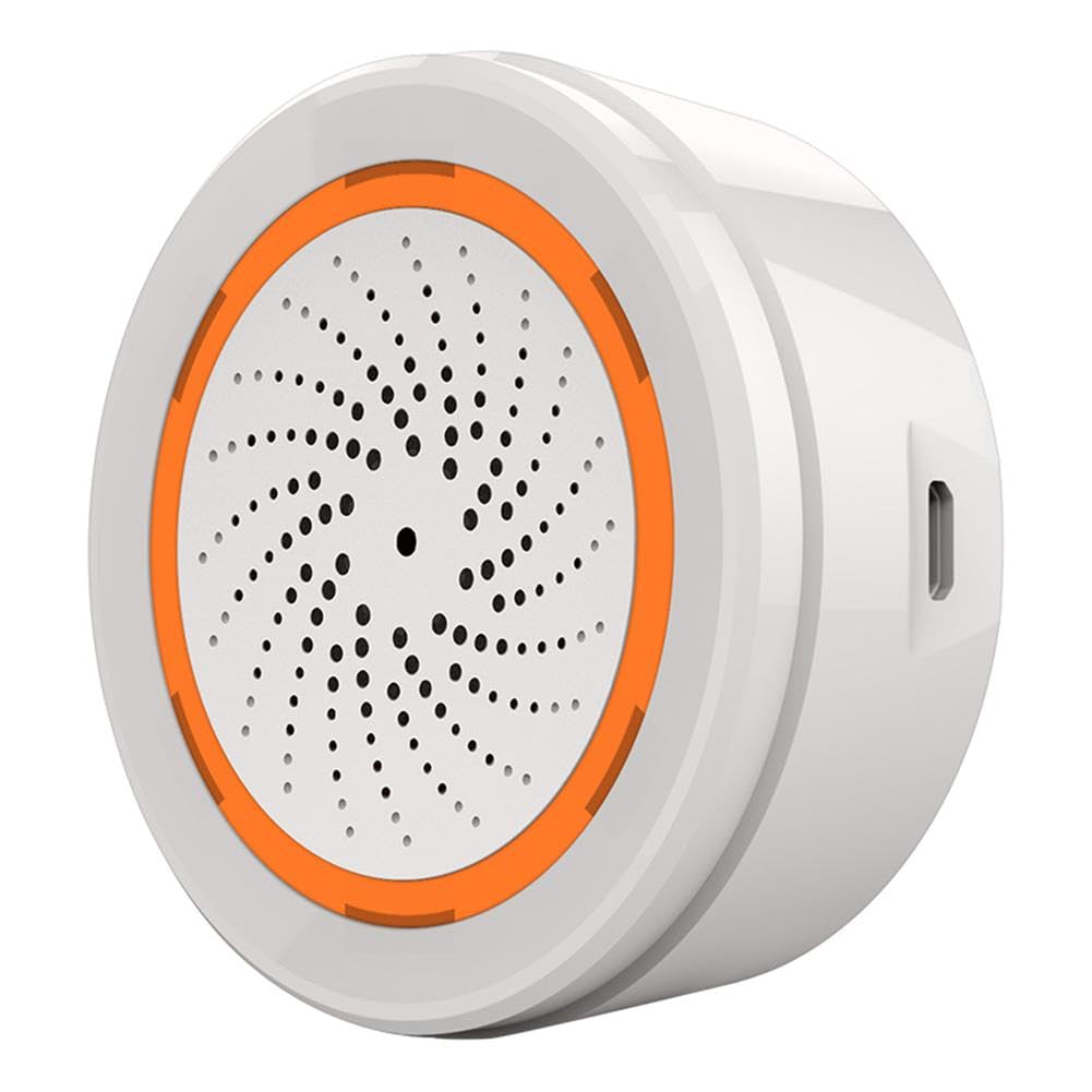 5-teiliges | Lightyard Sirenenalarm, 5-teilige Fernbedienung/App, 5 x Alarm (ohne Batterie), 5 x Datenkabel, 5 x Anleitung