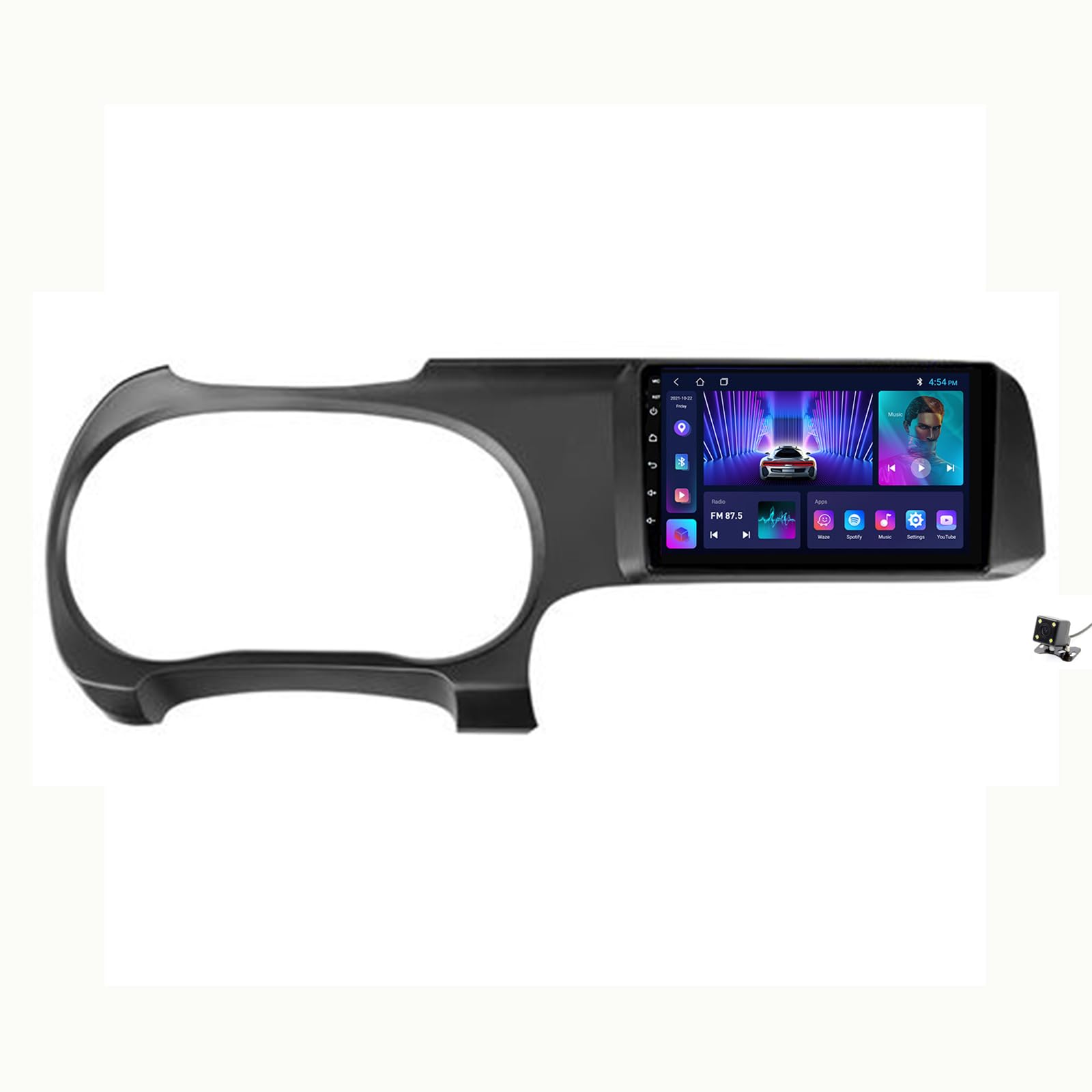 ottspu Car Radio for Hyundai i10 III 3 2019-2023 with Wireless Car-Play, 9" Touchscreen Android 12 Car Stereo with GPS Navi, Android Auto, WiFi,