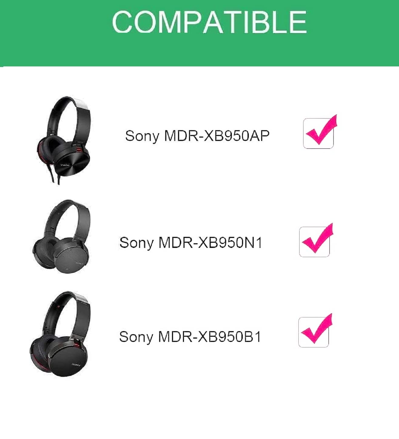 SONY MDR-XB950N1 ソニー ヘッドホン　イヤーパッド新品交換済 SONY MDR-XB950N1 ソニー ヘッドホン イヤーパッド新品交換済 交換用