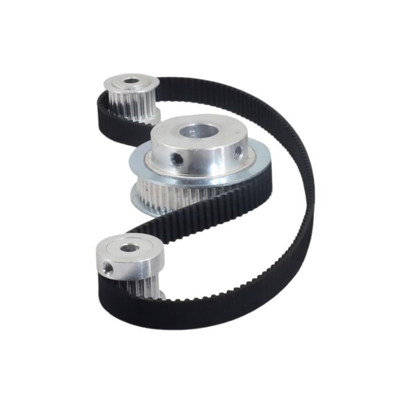 2er-Pack HTD408-3M-10mm Zahnriemen – Bogenverzahn Produktbild-Vorschau 2