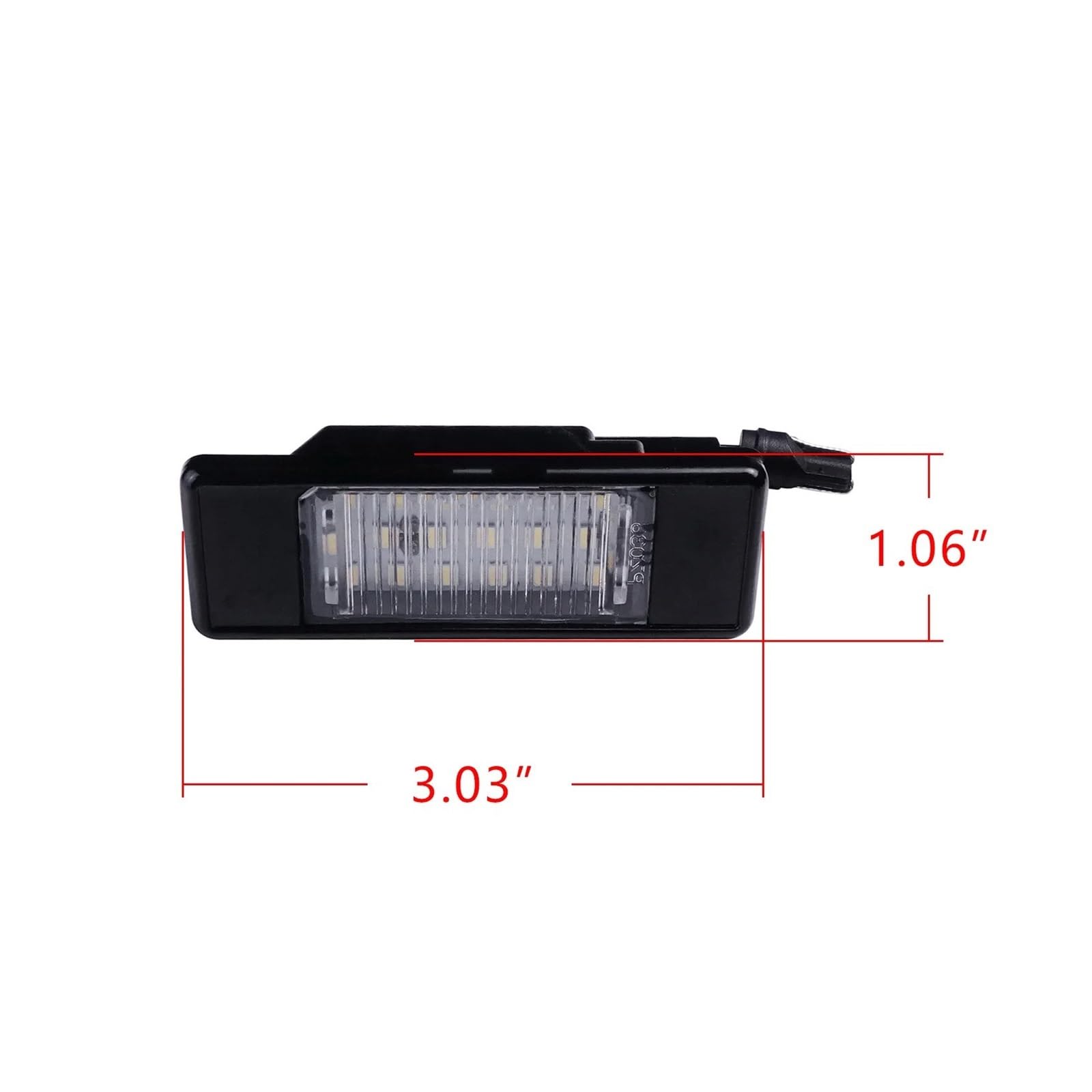 LED Luz matrícula 2x Lámparas LED De Luz De Placa De Matrícula Para Nissan Para Primera Para P12 2002 2003 2004 2005 2006 2007 2008 Luces LED Matrícula Coche