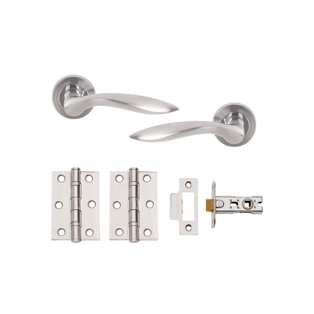 Open Door Pack with Dual Finish Handles with 3" 2BB Hinges