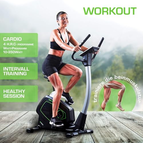 Ergometer Christopeit Sport Heimtrainer Eco 1000 mit Bodenschutzmatte