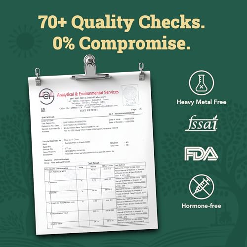 Image of Anveshan A2 Desi Cow Ghee 1 Litre | Traditionally Bilona-Churned, Danedar Ghee | Aromatic| NABL Lab Tested (70+ tests), Cruelty-Free | Grass-Fed | Glass Jar (Pack of 2)