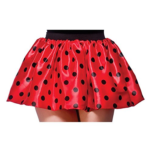 Ladies Ladybird Tutu Petticoat Skirt Halloween