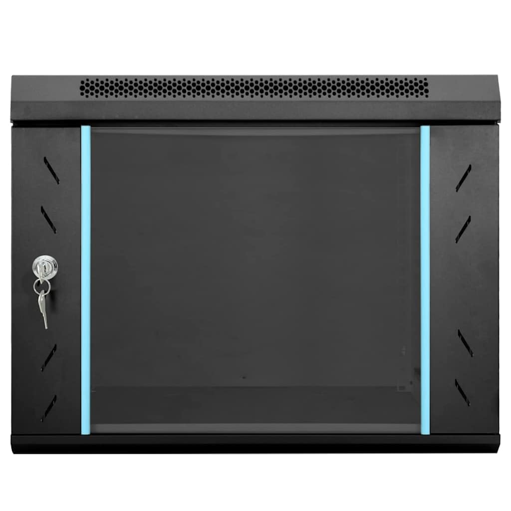 Generico Armadietto di Rete Nero 53 x 60 x 45 cm Acciaio,Accessori per dispositivi elettronici,Componenti per Computer,Dispositivi archiviazione,Sistemi di archiviazione di Rete,Nero,11.5 kg,42017652