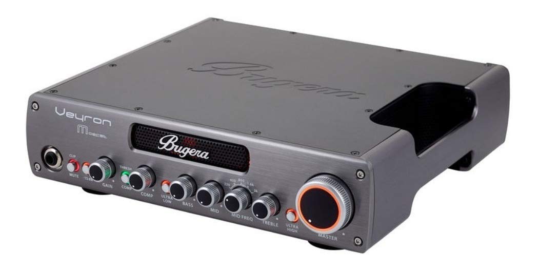 Bugera VEYRON MOSFET BV1001M Amplificatore per basso in classe D compatto da 2000 Watt con preamplificatore MOSFET, compressore e tecnologia DYNAMIZER