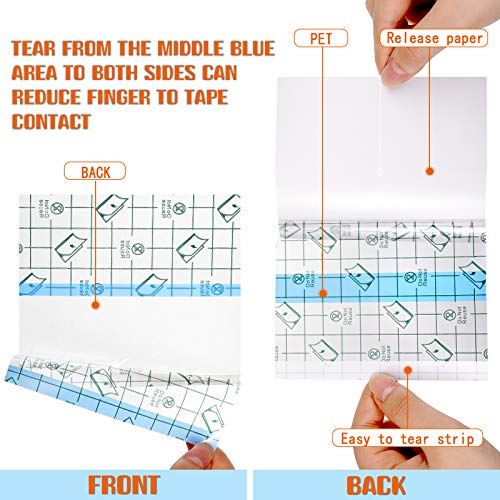 Bandagem adesiva transparente para curativos à prova d'água e transparente fita elástica para tatua