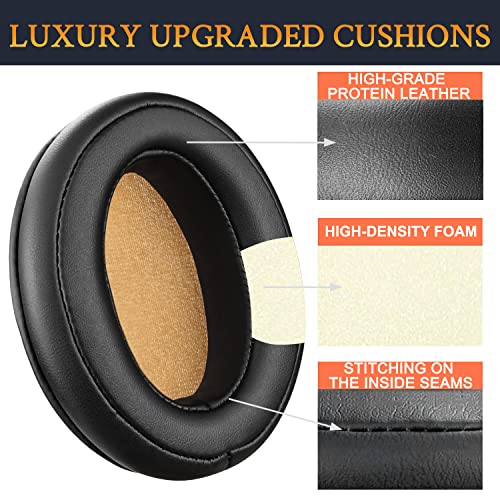 SOULWIT Protein Leather Earpads Replacement for Sennheiser Momentum 2.0 (M2)/HD1 Over/Around Ear Headphones - Image 4