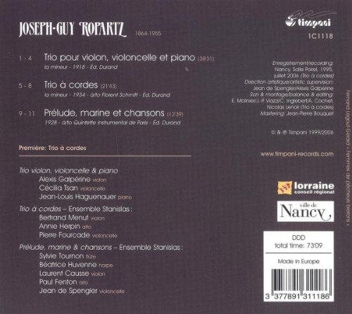 Musique De Chambre/Trio a