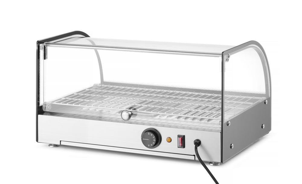 HENDI Expositor de calentamiento de un nivel - un nivel - 230V / 400W - 554x376x(H)311 mm