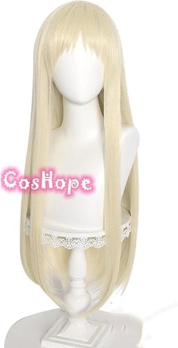 Peluca de cosplay Yomotsuki Runa Cosplay Kakegurui Compulsivo Gambler Cosplay Peluca rubia Cosplay Cosplay Cosplay Pelucas de anime Pelucas