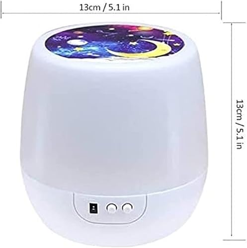 Proyector de estrellas LED giratorio de cielo estrellado para dormitorio, luz nocturna para niños, lámpara de luna de color nocturno para niños,