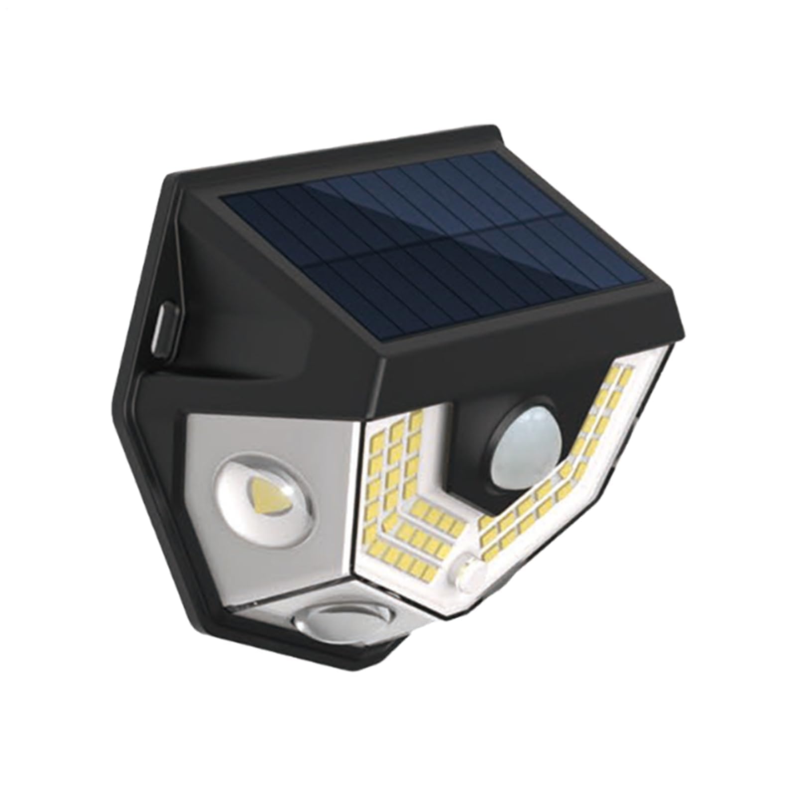 SXECAEPS Solar Lights - Wall Light Waterproof Outdoor Lights, Motion Sensor Body Induction LED Lighting for Fence Posts, Driveway, Staircase, Balcony, Patio, Garden, Walkway, Porch, Yard, Landscaping