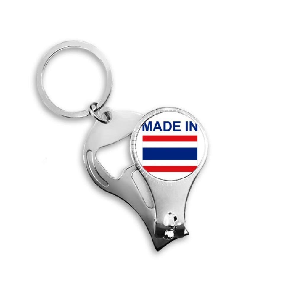 Porte-clés pince à ongles Country Love décapsuleur, idée cadeau utile
