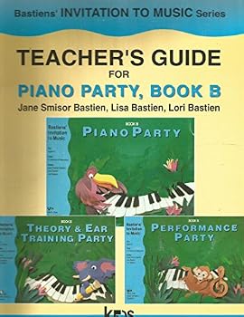 Paperback Teacher's Guide For Piano Party, Book B (Bastiens, Invitation to Music Series) Book