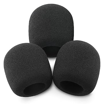 LEFXMOPHY Filtro pop para microfone Sennheiser E835 E835S E 835, pacote com 3 capas de espuma de substituição para microfone