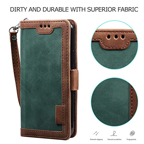 Housse de sac de téléphone iPhone 7 Plus antichoc avec rabat aimanté
