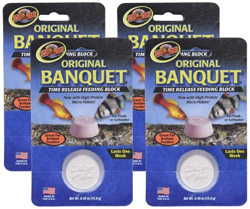 Zoo Med Original Banquet Feeding Block, 0.45-Ounce (Pack of 4)