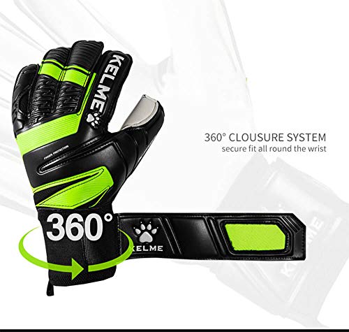 image for KELME Soccer Goalkeeper Gloves – Indoor and Outdoor - Match Level Go