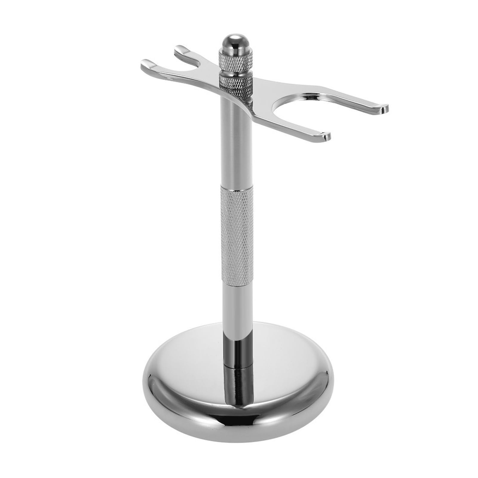 HENYGEN Sturdy Alloy Shaving Brush Stand for Bathroom Countertop Storage with Rustproof Designs Hygienic Shaving Planner