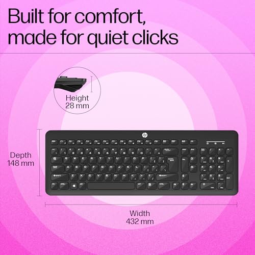 Image of HP K260 Wireless Keyboard /Quick /Comfy /Accurate /Plug and Play /LED Indicators
