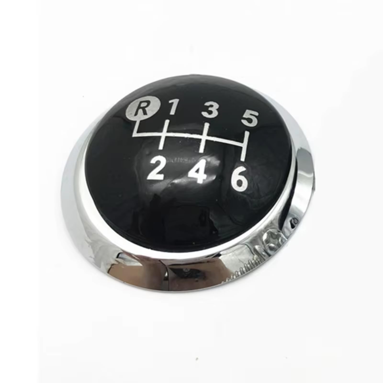 Tudexx Black Car Gear Shift Knob Head Compatible With Toyota For Avensis For Rav4 For Yaris D4d Gear Shift Knob Top Cover Cap Emblem Gear Number Cap
