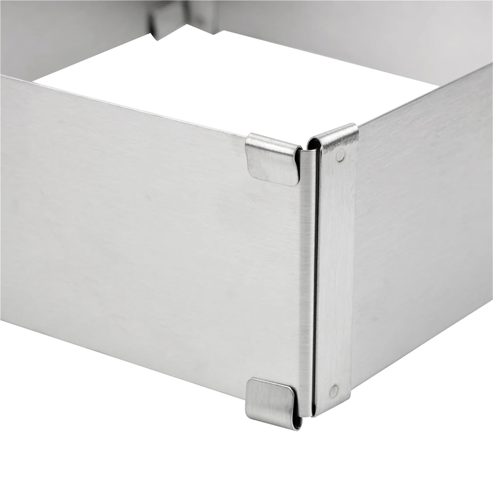 Edelstahl Kuchen Dekorieren Form Backformen Einstellbare Mousse Ring Dessert Backen Werkzeug Quadratische FüR Torten