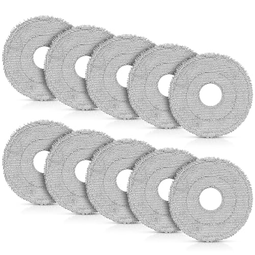 Lot de 10 Serpillière pour Robots Aspirateurs Dreame L10s Ultra Gen2/Gen3, L40/L50 Ultra AE, L10s...