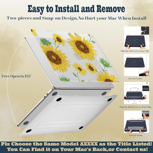 Funda MacBook Air 13 de 2017 a 2012 para Cafeterías y Viajes de Estudio 6